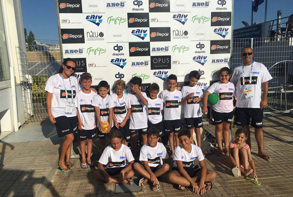 Τα iRepair υποστηρικτές της συμμετοχής της ομάδας παίδων του ΑΝΟΓ στο 2ο Festival υδατοσφαίρισης HaBaWaBa Greece