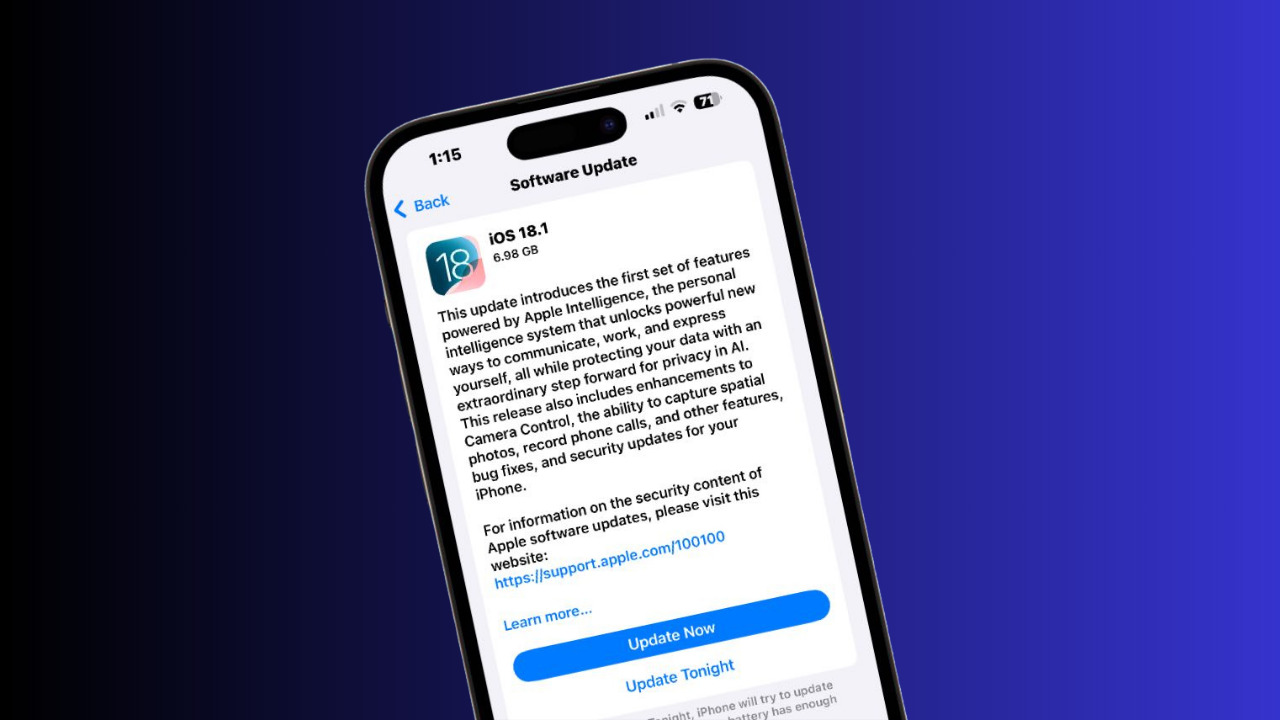 iOS 18.1: Έγινε διαθέσιμη η νέα ενημέρωση που αλλάζει τα δεδομένα στα iPhone